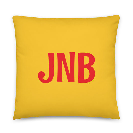 Rainbow Throw Pillow • JNB Johannesburg • YHM Designs - Image 01
