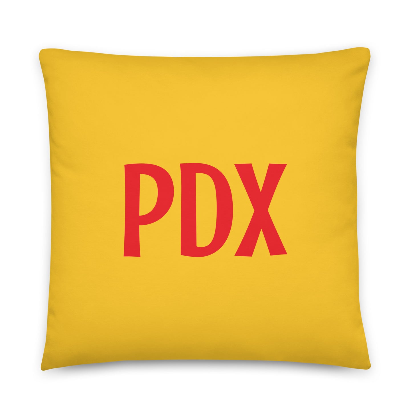Rainbow Throw Pillow • PDX Portland • YHM Designs - Image 01