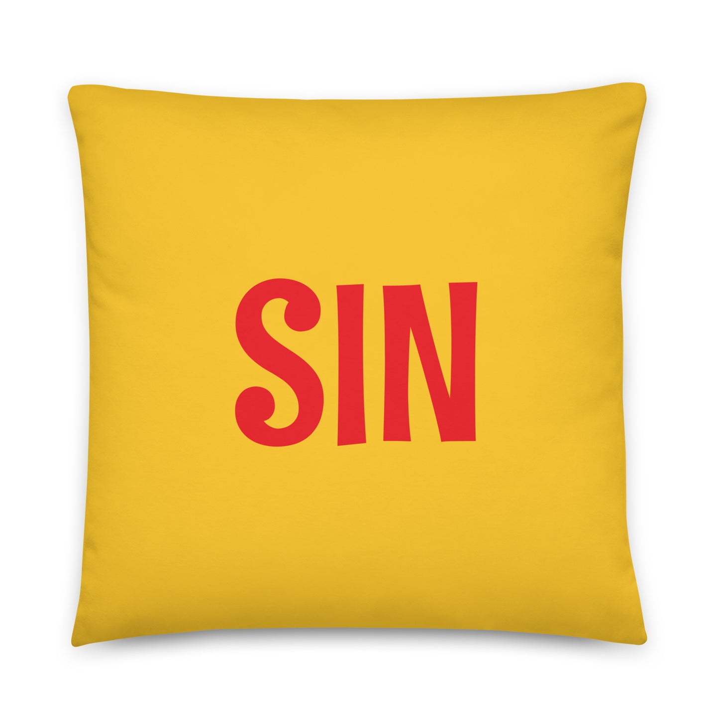 Rainbow Throw Pillow • SIN Singapore • YHM Designs - Image 01