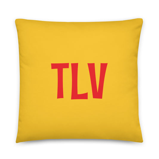 Rainbow Throw Pillow • TLV Tel Aviv • YHM Designs - Image 01