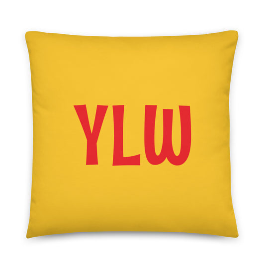 Rainbow Throw Pillow • YLW Kelowna • YHM Designs - Image 01