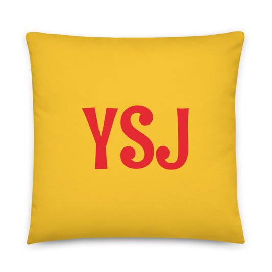 Rainbow Throw Pillow • YSJ Saint John • YHM Designs - Image 01