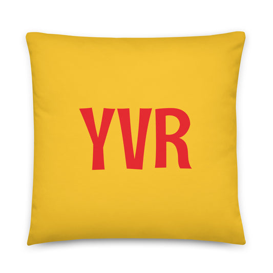 Rainbow Throw Pillow • YVR Vancouver • YHM Designs - Image 01
