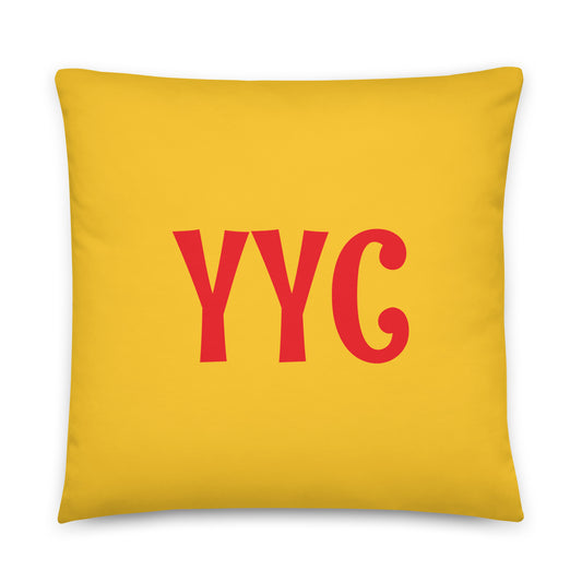 Rainbow Throw Pillow • YYC Calgary • YHM Designs - Image 01