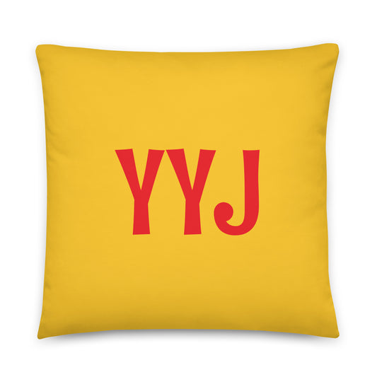 Rainbow Throw Pillow • YYJ Victoria • YHM Designs - Image 01