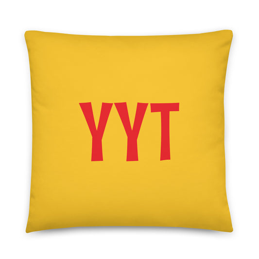 Rainbow Throw Pillow • YYT St. John's • YHM Designs - Image 01