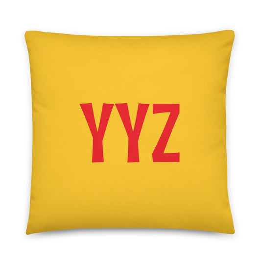 Rainbow Throw Pillow • YYZ Toronto • YHM Designs - Image 01