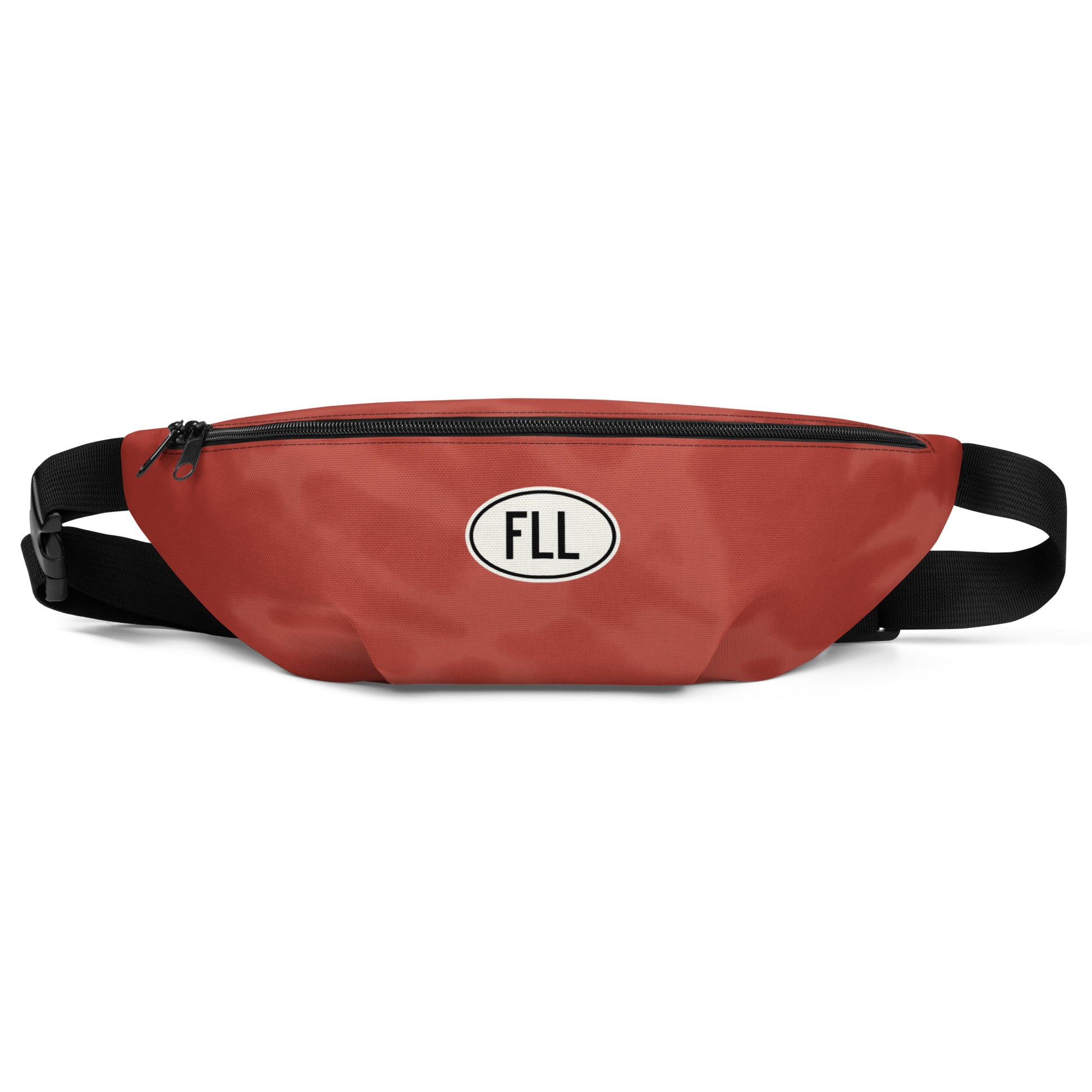 Travel Gift Fanny Pack - Red Tie-Dye • FLL Fort Lauderdale • YHM Designs - Image 01