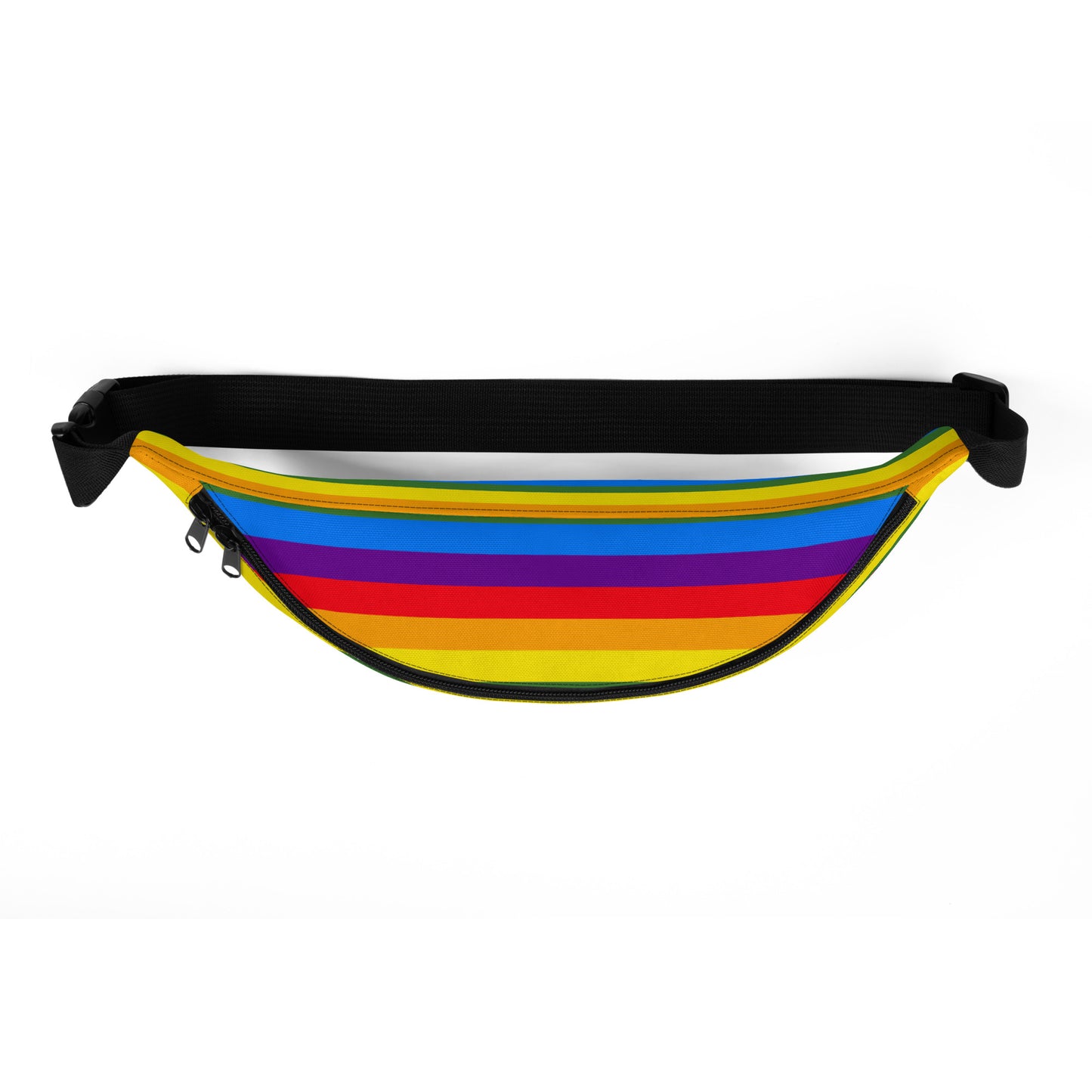 PHL Philadelphia Fanny Pack • Oval Car Sticker Design - Rainbow Colours • YHM Designs - Image 08