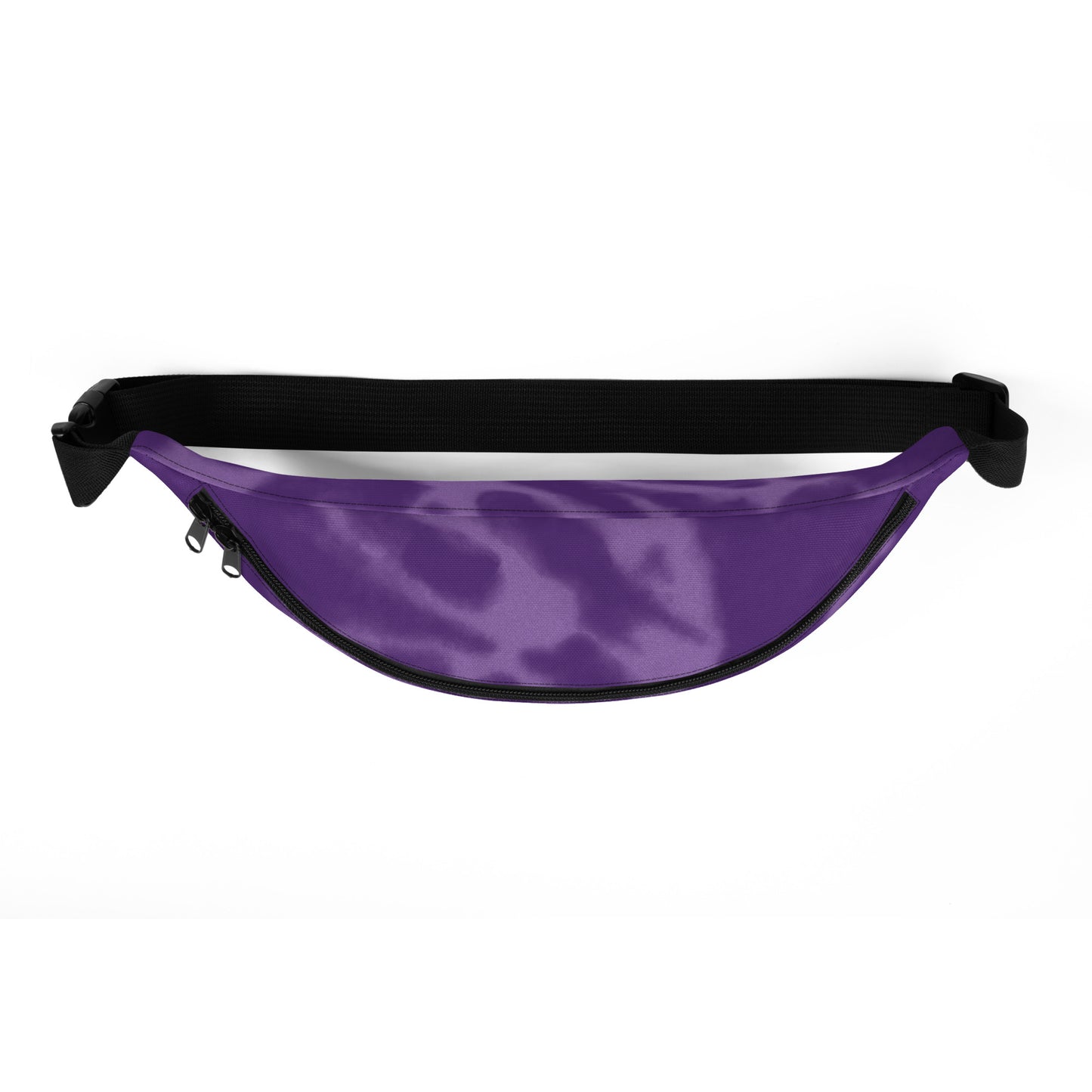 SAT San Antonio Fanny Pack • Oval Car Sticker Design - Purple Tie-Dye • YHM Designs - Image 08