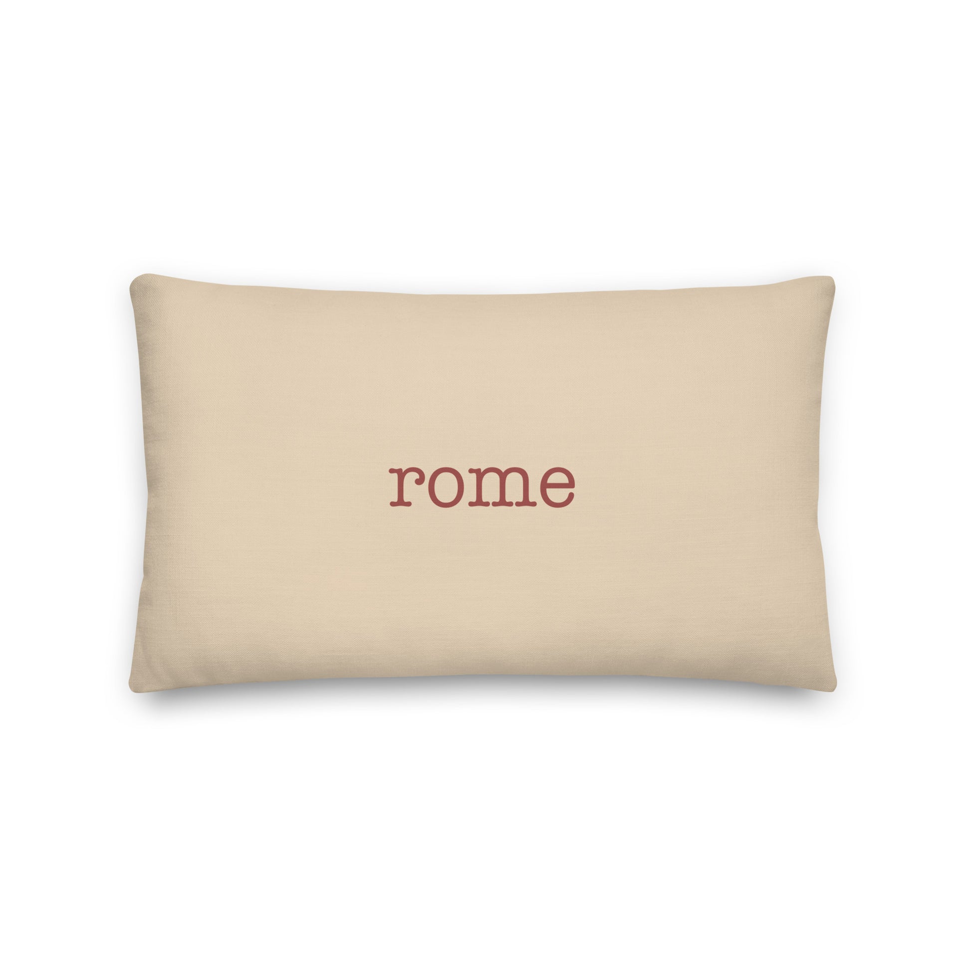 Typewriter Pillow - Terra Cotta • FCO Rome • YHM Designs - Image 01