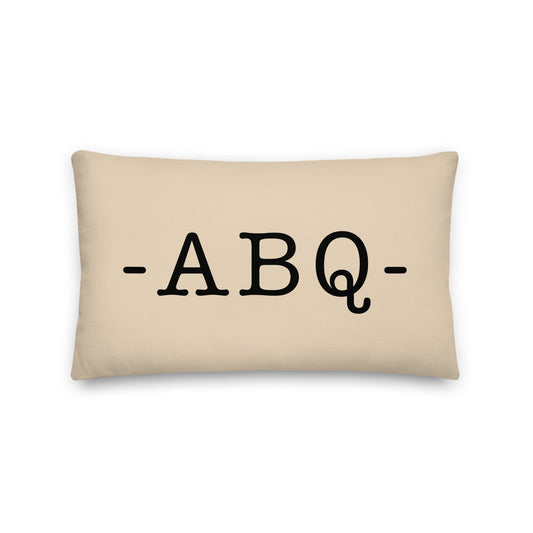 Farmhouse Throw Pillow - Buffalo Plaid • ABQ Albuquerque • YHM Designs - Image 01