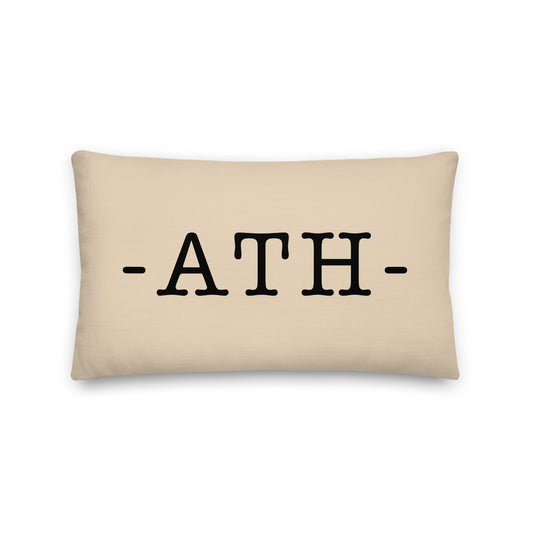 Farmhouse Throw Pillow - Buffalo Plaid • ATH Athens • YHM Designs - Image 01