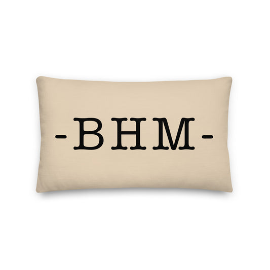 Farmhouse Throw Pillow - Buffalo Plaid • BHM Birmingham • YHM Designs - Image 01