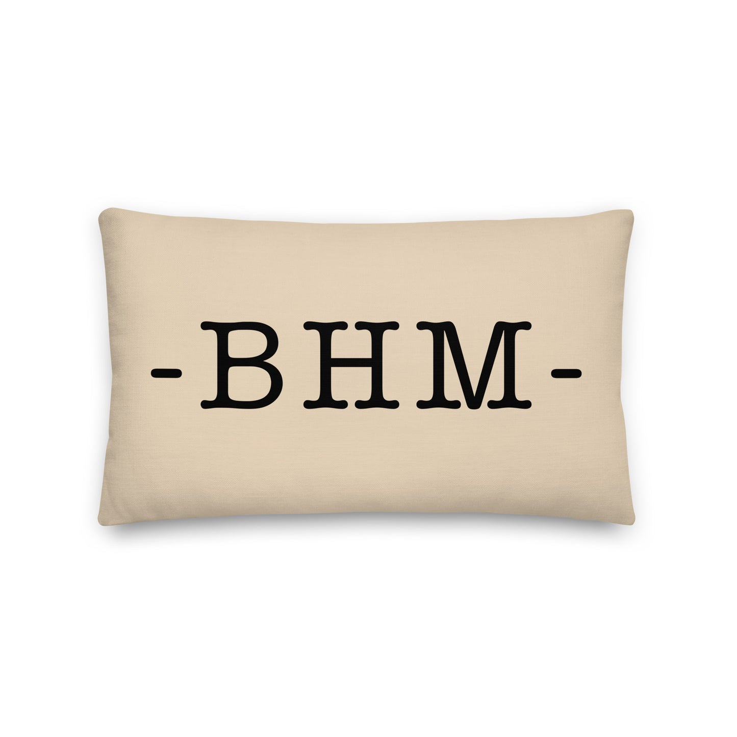 Farmhouse Throw Pillow - Buffalo Plaid • BHM Birmingham • YHM Designs - Image 01