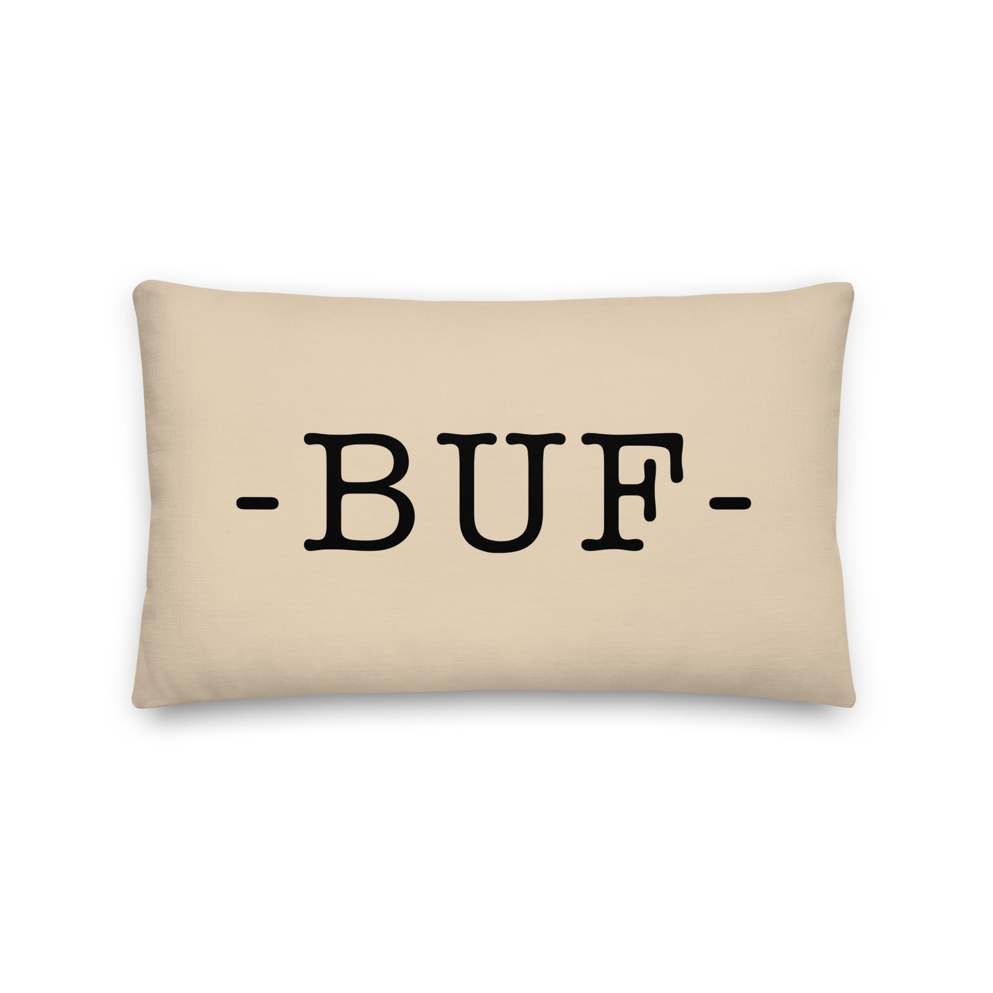 Farmhouse Throw Pillow - Buffalo Plaid • BUF Buffalo • YHM Designs - Image 01