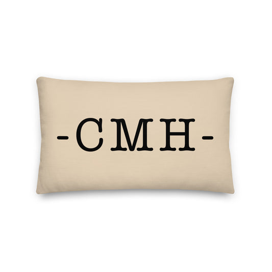 Farmhouse Throw Pillow - Buffalo Plaid • CMH Columbus • YHM Designs - Image 01