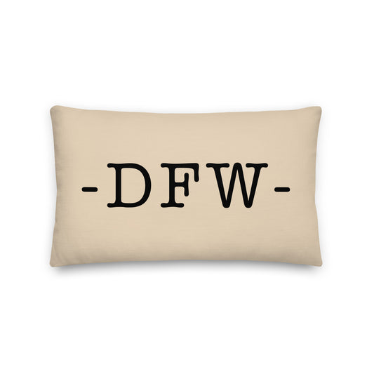 Farmhouse Throw Pillow - Buffalo Plaid • DFW Dallas • YHM Designs - Image 01