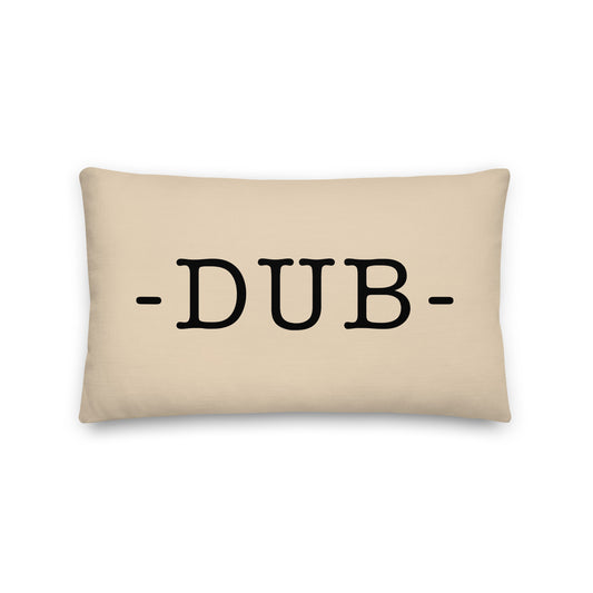Farmhouse Throw Pillow - Buffalo Plaid • DUB Dublin • YHM Designs - Image 01