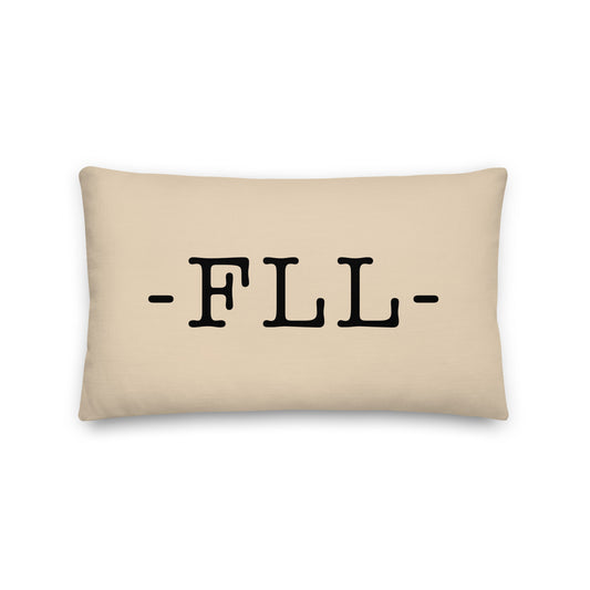 Farmhouse Throw Pillow - Buffalo Plaid • FLL Fort Lauderdale • YHM Designs - Image 01