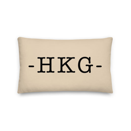 Farmhouse Throw Pillow - Buffalo Plaid • HKG Hong Kong • YHM Designs - Image 01