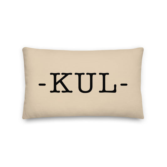 Farmhouse Throw Pillow - Buffalo Plaid • KUL Kuala Lumpur • YHM Designs - Image 01