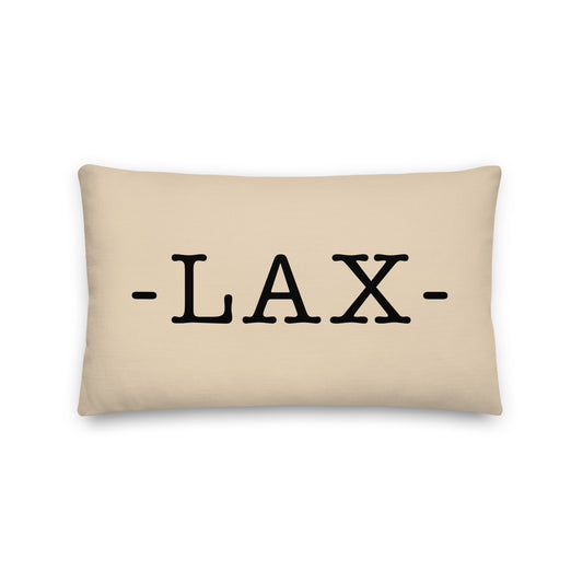 Farmhouse Throw Pillow - Buffalo Plaid • LAX Los Angeles • YHM Designs - Image 01