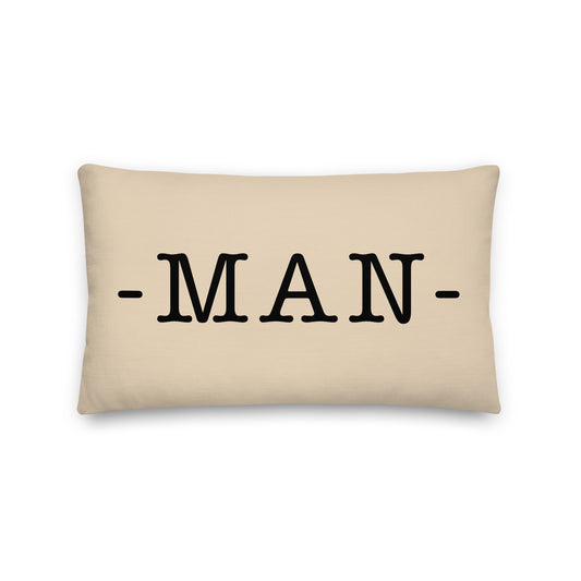 Farmhouse Throw Pillow - Buffalo Plaid • MAN Manchester • YHM Designs - Image 01