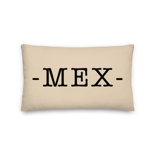 Farmhouse Throw Pillow - Buffalo Plaid • MEX Mexico City • YHM Designs - Image 01