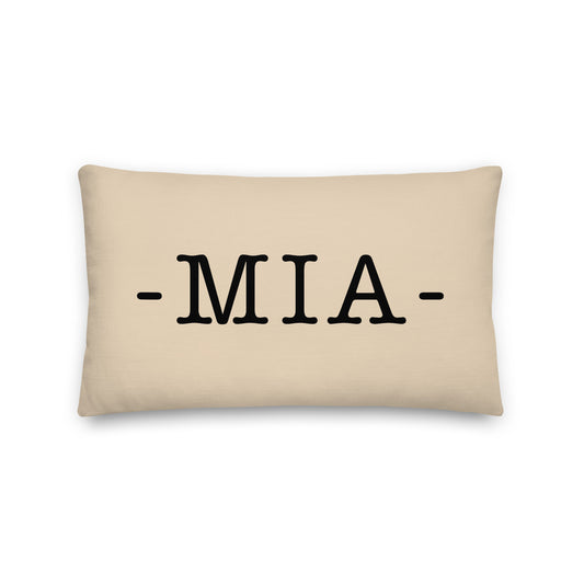 Farmhouse Throw Pillow - Buffalo Plaid • MIA Miami • YHM Designs - Image 01