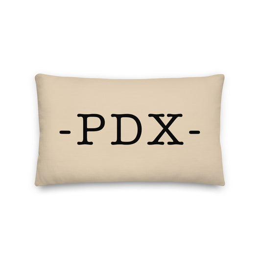 Farmhouse Throw Pillow - Buffalo Plaid • PDX Portland • YHM Designs - Image 01