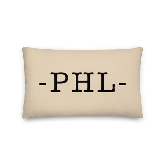 Farmhouse Throw Pillow - Buffalo Plaid • PHL Philadelphia • YHM Designs - Image 01