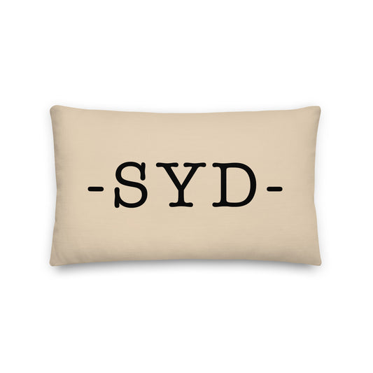 Farmhouse Throw Pillow - Buffalo Plaid • SYD Sydney • YHM Designs - Image 01