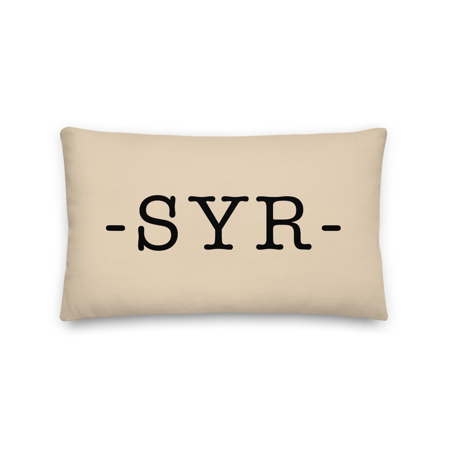 Farmhouse Throw Pillow - Buffalo Plaid • SYR Syracuse • YHM Designs - Image 01