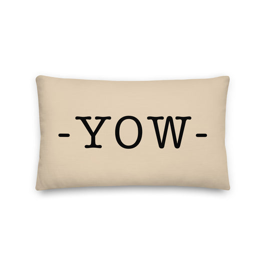 Farmhouse Throw Pillow - Buffalo Plaid • YOW Ottawa • YHM Designs - Image 01