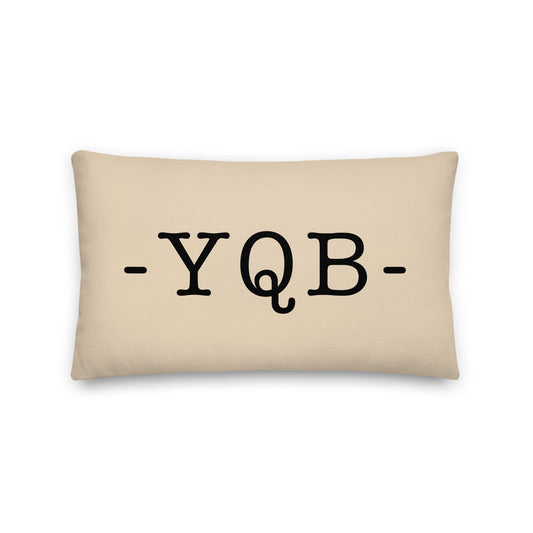 Farmhouse Throw Pillow - Buffalo Plaid • YQB Quebec City • YHM Designs - Image 01