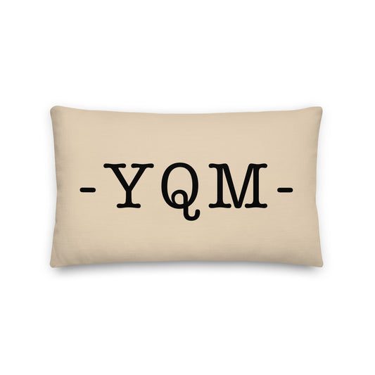 Farmhouse Throw Pillow - Buffalo Plaid • YQM Moncton • YHM Designs - Image 01