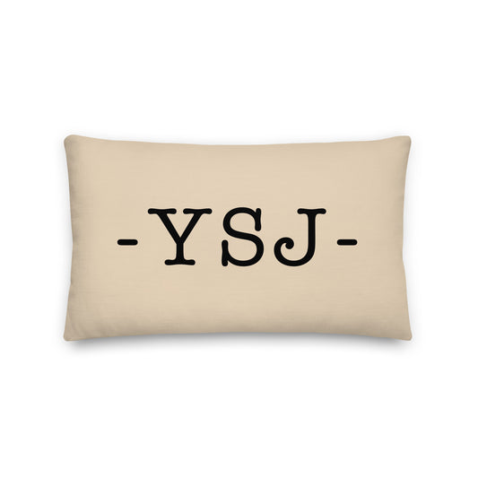 Farmhouse Throw Pillow - Buffalo Plaid • YSJ Saint John • YHM Designs - Image 01