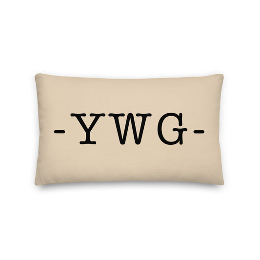 Farmhouse Throw Pillow - Buffalo Plaid • YWG Winnipeg • YHM Designs - Image 01