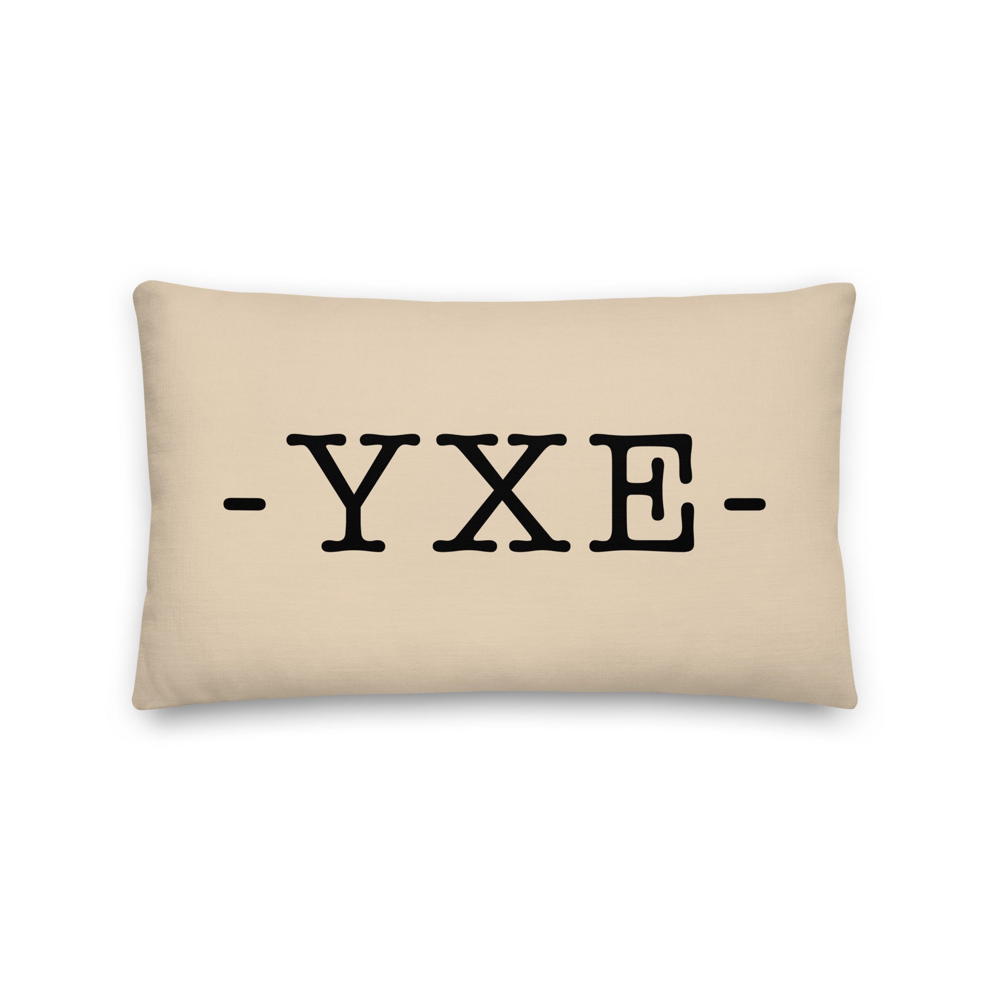 Farmhouse Throw Pillow - Buffalo Plaid • YXE Saskatoon • YHM Designs - Image 01
