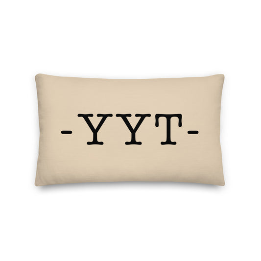 Farmhouse Throw Pillow - Buffalo Plaid • YYT St. John's • YHM Designs - Image 01