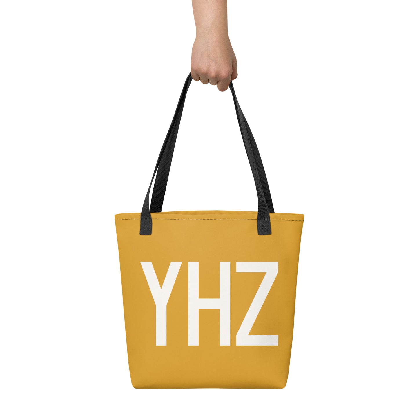 Airport Code Tote - Buttercup • YHZ Halifax • YHM Designs - Image 02