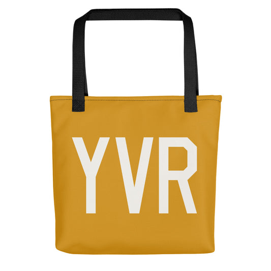 Aviation Gift Tote Bag - Buttercup • YVR Vancouver • YHM Designs - Image 01