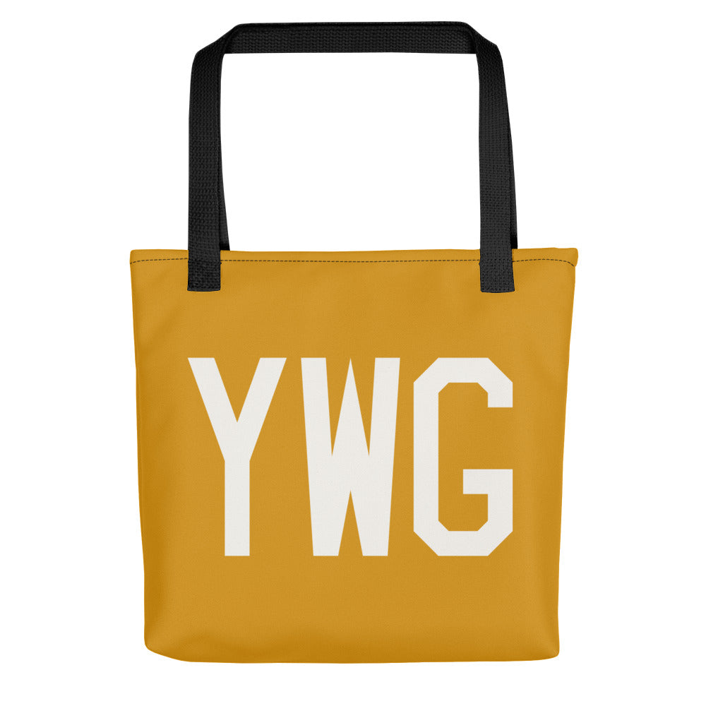 Aviation Gift Tote Bag - Buttercup • YWG Winnipeg • YHM Designs - Image 01