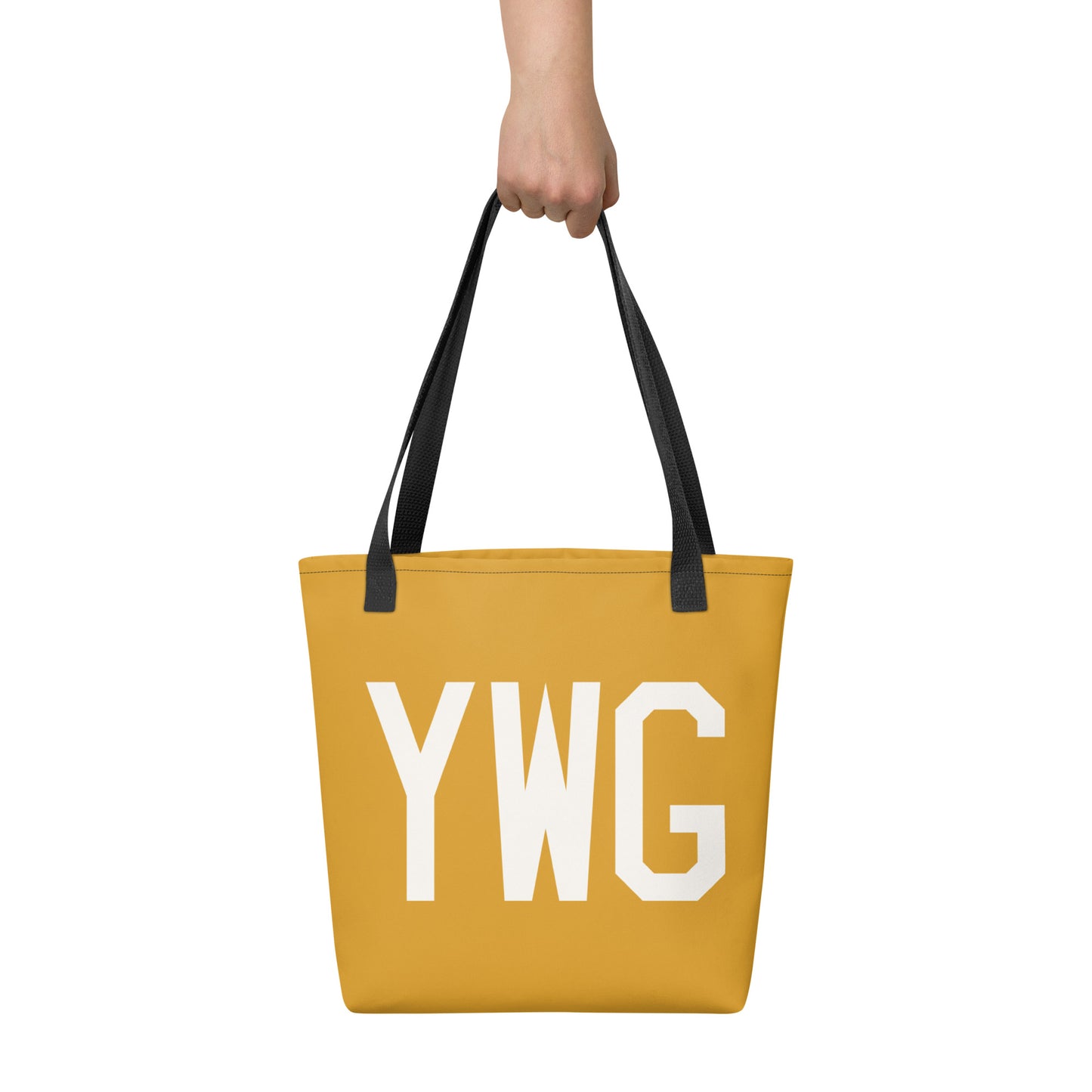 Aviation Gift Tote Bag - Buttercup • YWG Winnipeg • YHM Designs - Image 02