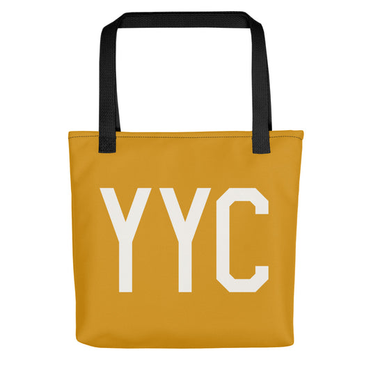 Aviation Gift Tote Bag - Buttercup • YYC Calgary • YHM Designs - Image 01