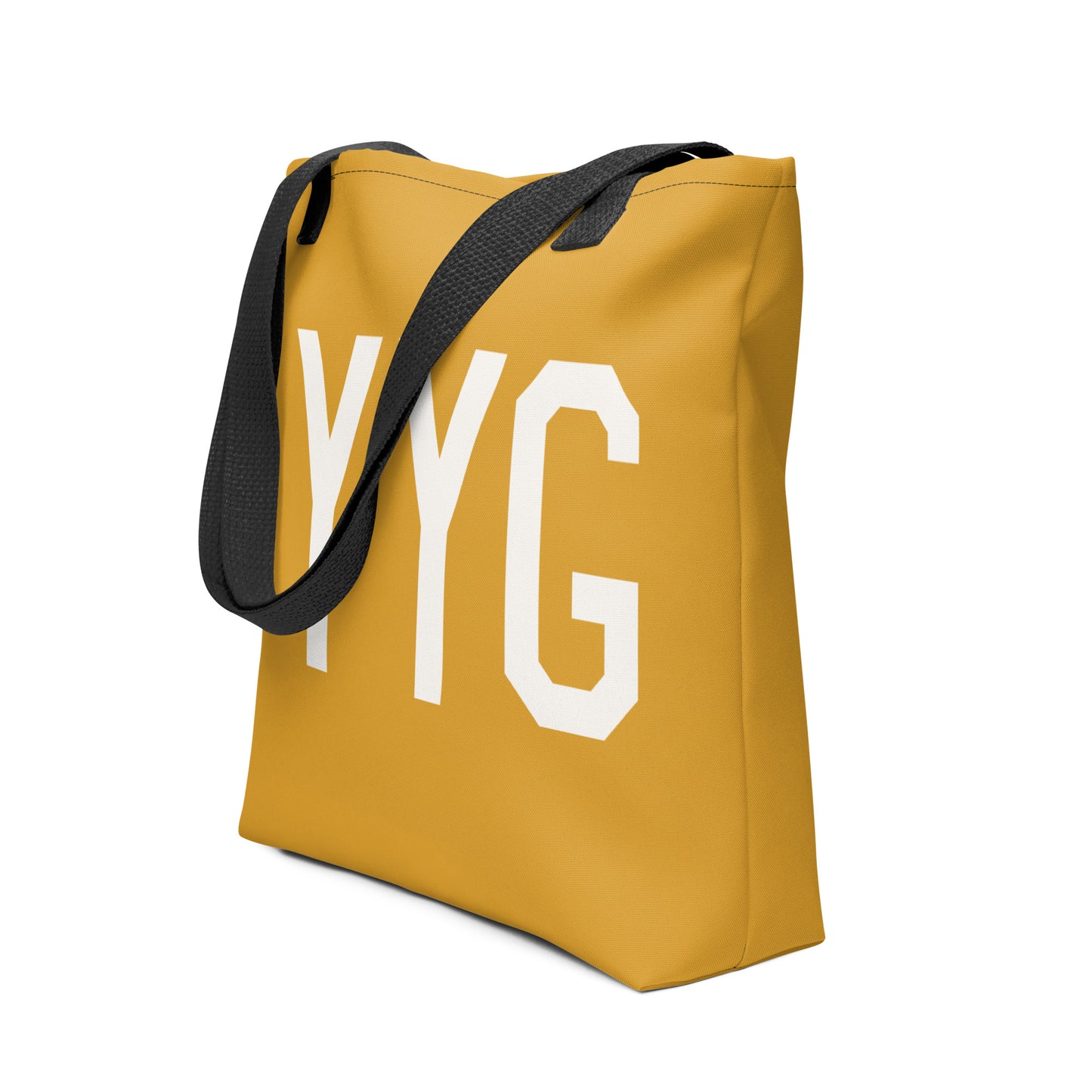 Airport Code Tote - Buttercup • YYG Charlottetown • YHM Designs - Image 05