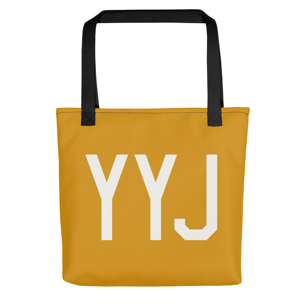 Airport Code Tote - Buttercup • YYJ Victoria • YHM Designs - Image 01