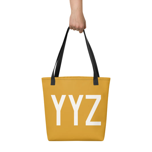 Aviation Gift Tote Bag - Buttercup • YYZ Toronto • YHM Designs - Image 02