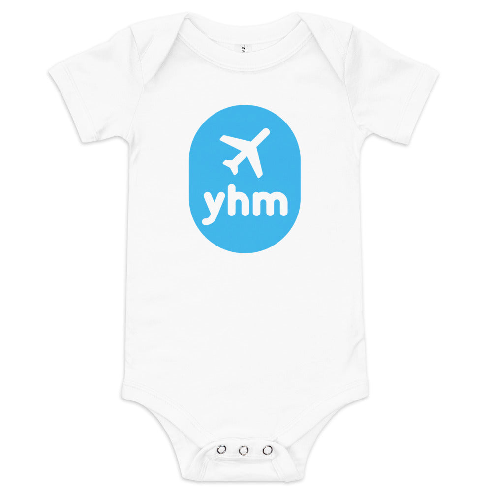 Airplane Window Baby Bodysuit - Sky Blue • YHM Hamilton • YHM Designs - Image 05